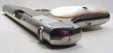 COLT 1908 MODEL - .380 CALIBER PISTOL in NICKEL FINISH from COLLECTING TEXAS – MADE 1926 – PEARL GRIPS - 9 of 14