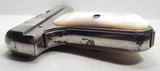 COLT 1908 MODEL - .380 CALIBER PISTOL in NICKEL FINISH from COLLECTING TEXAS – MADE 1926 – PEARL GRIPS - 10 of 14