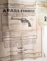 COLT OFFICER’S MODEL REVOLVER in RARE .32 CALIBER from COLLECTING TEXAS – CIRCA 1941 – NEW in ORIGINAL BOX with PAPERS - 18 of 21