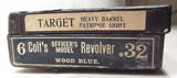 COLT OFFICER’S MODEL REVOLVER in RARE .32 CALIBER from COLLECTING TEXAS – CIRCA 1941 – NEW in ORIGINAL BOX with PAPERS - 20 of 21