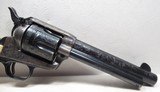 FINE ENGRAVED
2ND GEN. COLT S.A.A. 45 REVOLVER from COLLECTING TEXAS – FACTORY LETTER – SAGINAW, MICHIGAN SHIPPED - 8 of 20