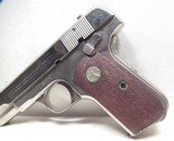 COLT 1908 MODEL - .380 CALIBER PISTOL in NICKEL FINISH from COLLECTING TEXAS – MADE 1926 - 2 of 12