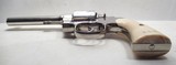 NEAR PERFECT CONDITION COLT NEW SERVICE REVOLVER from COLLECTING TEXAS – NICKEL/IVORY with MONEY BELT and HOLSTER – FACTORY LETTER - 10 of 21