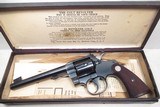 COLT OFFICER’S MODEL REVOLVER in RARE .32 CALIBER from COLLECTING TEXAS – CIRCA 1941 – NEW in ORIGINAL BOX with PAPERS - 1 of 21