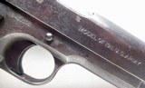 NICE U.S. MILITARY 1911 - .45 AUTO PISTOL from COLLECTING TEXAS – U.S. SHIPPED JULY 30, 1918 – SCARCE BRUSH BLUE FINISH - 8 of 18