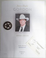 COLT LIGHTWEIGHT COMMANDER .45 – FORMER PROPERTY of TEXAS RANGER JOEY DALE GORDON – DOCS & BADGE INCLUDED - 17 of 19
