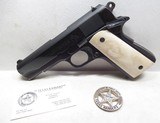 COLT LIGHTWEIGHT COMMANDER .45 – FORMER PROPERTY of TEXAS RANGER JOEY DALE GORDON – DOCS & BADGE INCLUDED