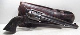 ANTIQUE HIGH CONDITION COLT S.A.A. REVOLVER from COLLECTING TEXAS – ETCH PANEL “COLT FRONTIER SIX SHOOTER” with HOLSTER – MADE 1888