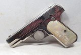 OUTSTANDING COLT MODEL 1908 - .380 ACP PISTOL from COLLECTING TEXAS – CARVED STEER HEAD GRIPS, HOLSTER, FACTORY LETTER - 4 of 17
