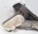 OUTSTANDING COLT MODEL 1908 - .380 ACP PISTOL from COLLECTING TEXAS – CARVED STEER HEAD GRIPS, HOLSTER, FACTORY LETTER - 2 of 17