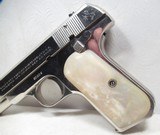 OUTSTANDING COLT MODEL 1908 - .380 ACP PISTOL from COLLECTING TEXAS – CARVED STEER HEAD GRIPS, HOLSTER, FACTORY LETTER - 5 of 17