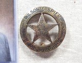 AUTHENTIC CINCO PESO TEXAS RANGER BADGE from COLLECTING TEXAS - 2 of 4