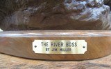 BEAUTIFUL LARGE ORIGINAL BRONZE “THE RIVER BOSS” by FAMED SCULPTOR JIM MILLER – No. 2 of 25 from COLLECTING TEXAS - 2 of 11