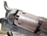 ANTIQUE ENGRAVED COLT 1849 POCKET REVOLVER from COLLECTING TEXAS – IVORY GRIPS – MADE 1852 - 7 of 17