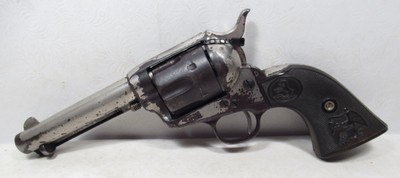 ANTIQUE COLT S.A.A. 45 REVOLVER from COLLECTING TEXAS – MADE 1888 – FACTORY LETTER INCLUDED
