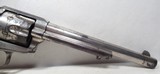 ANTIQUE COLT S.A.A. .45 CALIBER REVOLVER from COLLECTING TEXAS – DEALER APPLIED NICKEL – BEAUTIFUL IVORY GRIPS – MADE 1875 - 7 of 17