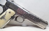 COLT SERIES 70 GOVERNMENT MODEL PISTOL from COLLECTING TEXAS – CATTLE BRAND ENGRAVED by DAVID WADE HARRIS - 6 of 17