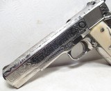 COLT SERIES 70 GOVERNMENT MODEL PISTOL from COLLECTING TEXAS – CATTLE BRAND ENGRAVED by DAVID WADE HARRIS - 3 of 17