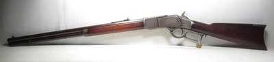 ANTIQUE 1ST MODEL WINCHESTER 1873 LEVER ACTION RIFLE from COLLECTING TEXAS
ATTRIBUTED and INSCRIBED to COL. E.A. CARR