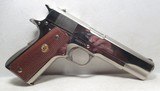 COLT MK IV/SERIES 70 MODEL 1911 .45 AUTO PISTOL from COLLECTING TEXAS – NICKEL FINISH – MADE 1978 - 4 of 16
