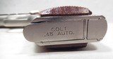 COLT MK IV/SERIES 70 MODEL 1911 .45 AUTO PISTOL from COLLECTING TEXAS – NICKEL FINISH – MADE 1978 - 13 of 16