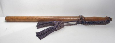 1880’s POLICE DRESS BATON/NIGHT STICK with DISPLAY STAND from COLLECTING TEXAS - Image 2 of 7