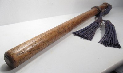 1880’s POLICE DRESS BATON/NIGHT STICK with DISPLAY STAND from COLLECTING TEXAS - Image 5 of 7