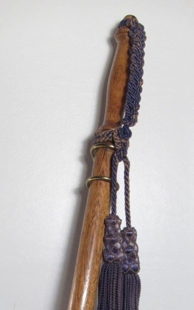 1880’s POLICE DRESS BATON/NIGHT STICK with DISPLAY STAND and S.A.P.D. LEGACY BOOK from COLLECTING TEXAS