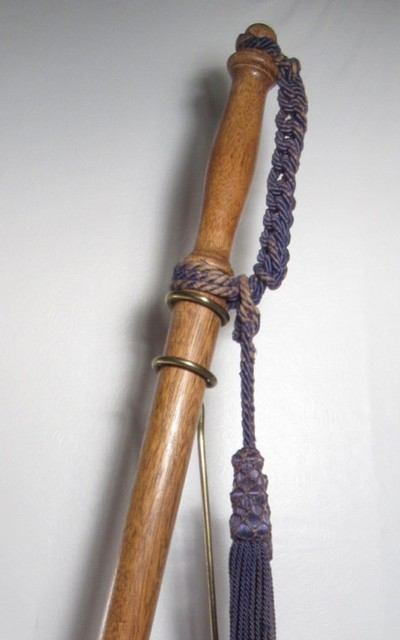 1880’s POLICE DRESS BATON/NIGHT STICK with DISPLAY STAND from COLLECTING TEXAS - Image 7 of 7