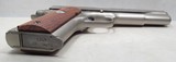 BEAUTIFUL COLT GOVERNMENT MODEL SERIES 70 - .45 ACP PISTOL in ORIGINAL NICKEL FINISH from COLLECTING TEXAS - 11 of 14