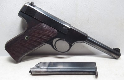 NICE PRE-WWII COLT WOODSMAN .22 SEMI-AUTO PISTOL from COLLECTING TEXAS – MADE 1937