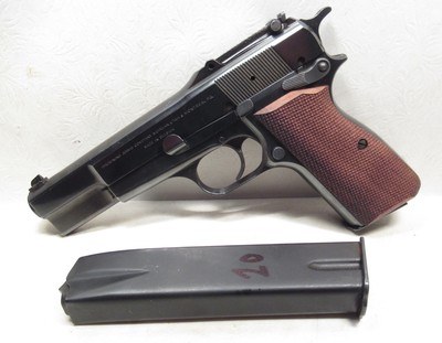 BELGIUM MADE BROWNING HI-POWER PISTOL from COLLECTING TEXAS – EXTRA 20 ROUND MAGAZINE INCLUDED