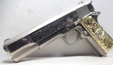 COLT GOVERNMENT MODEL 1911 MK IV/SERIES 70 PISTOL from COLLECTING TEXAS - CIRCA 1973-1974 – 24K GOLD GRIPS - 3 of 15