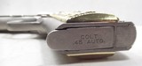 COLT GOVERNMENT MODEL 1911 MK IV/SERIES 70 PISTOL from COLLECTING TEXAS - CIRCA 1973-1974 – 24K GOLD GRIPS - 12 of 15