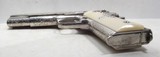 BEAUTIFULLY CUSTOM ENGRAVED REMINGTON RAND .45 AUTO PISTOL from COLLECTING TEXAS – BONE & SILVER GRIPS - 10 of 14
