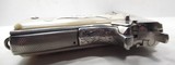 BEAUTIFULLY CUSTOM ENGRAVED REMINGTON RAND .45 AUTO PISTOL from COLLECTING TEXAS – BONE & SILVER GRIPS - 9 of 14