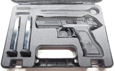 MAGNUM RESEARCH DESERT EAGLE 9mm PISTOL from COLLECTING TEXAS – NEW in BOX with ACCESSORIES