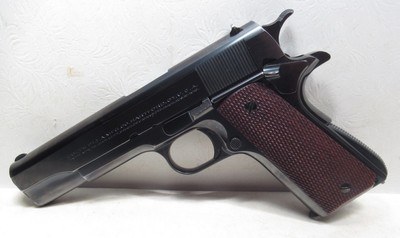 NEAR PERFECT 94 YEAR-OLD COMMERCIAL COLT GOVERNMENT MODEL 45 AUTO PISTOL from COLLECTING TEXAS – MADE 1931