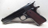 NEAR PERFECT 94 YEAR-OLD COMMERCIAL COLT GOVERNMENT MODEL 45 AUTO PISTOL from COLLECTING TEXAS – MADE 1931