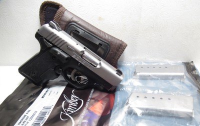KIMBER SOLO CARRY 9mm SEMI AUTO COMPACT PISTOL from COLLECTING TEXAS
HOLSTER and 2 NEW MAGAZINES INCLUDED