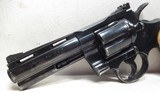 NICE 57 YEAR-OLD COLT PYTHON REVOLVER from COLLECTING TEXAS – MADE 1968 – JIG BONE GRIPS – 4” BARREL - 3 of 17