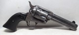 SCARCE COLT SINGLE ACTION ARMY .45 REVOLVER from COLLECTING TEXAS – 4 3/4” BARREL – FACTORY LETTER to WELLS FARGO & CO. in 1909 - 6 of 18