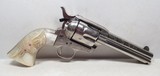 BEAUTIFUL ANTIQUE FACTORY ENGRAVED COLT S.A.A. REVOLVER from COLLECTING TEXAS – FACTORY RE-WORKED – FACTORY LETTER - 1 of 17