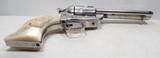 BEAUTIFUL ANTIQUE FACTORY ENGRAVED COLT S.A.A. REVOLVER from COLLECTING TEXAS – FACTORY RE-WORKED – FACTORY LETTER - 12 of 17
