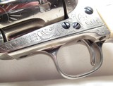 BEAUTIFUL ANTIQUE FACTORY ENGRAVED COLT S.A.A. REVOLVER from COLLECTING TEXAS – FACTORY RE-WORKED – FACTORY LETTER - 6 of 17