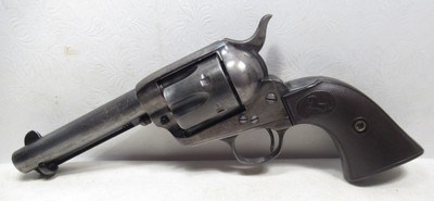 SCARCE COLT SINGLE ACTION ARMY .45 REVOLVER from COLLECTING TEXAS – 4 3/4” BARREL – FACTORY LETTER to WELLS FARGO & CO. in 1909