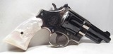 RARE SMITH & WESSON NON-REGISTERED 357 MAGNUM REVOLVER from COLLECTING TEXAS – SHIPPED 1940 – FACTORY LETTER – PEARL GRIPS - 4 of 21