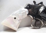 RARE SMITH & WESSON NON-REGISTERED 357 MAGNUM REVOLVER from COLLECTING TEXAS – SHIPPED 1940 – FACTORY LETTER – PEARL GRIPS - 5 of 21