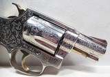 FANTASTIC FRANK HENDRICKS ENGRAVED SMITH & WESSON MODEL 36 REVOLVER from COLLECTING TEXAS – 2” BARREL – GOLD ACCENTS - 6 of 14
