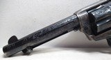 BEAUTIFUL FACTORY ENGRAVED COLT SINGLE ACTION ARMY 2ND GENERATION .45 REVOLVER from COLLECTING TEXAS – MADE 1956 - 4 of 19
